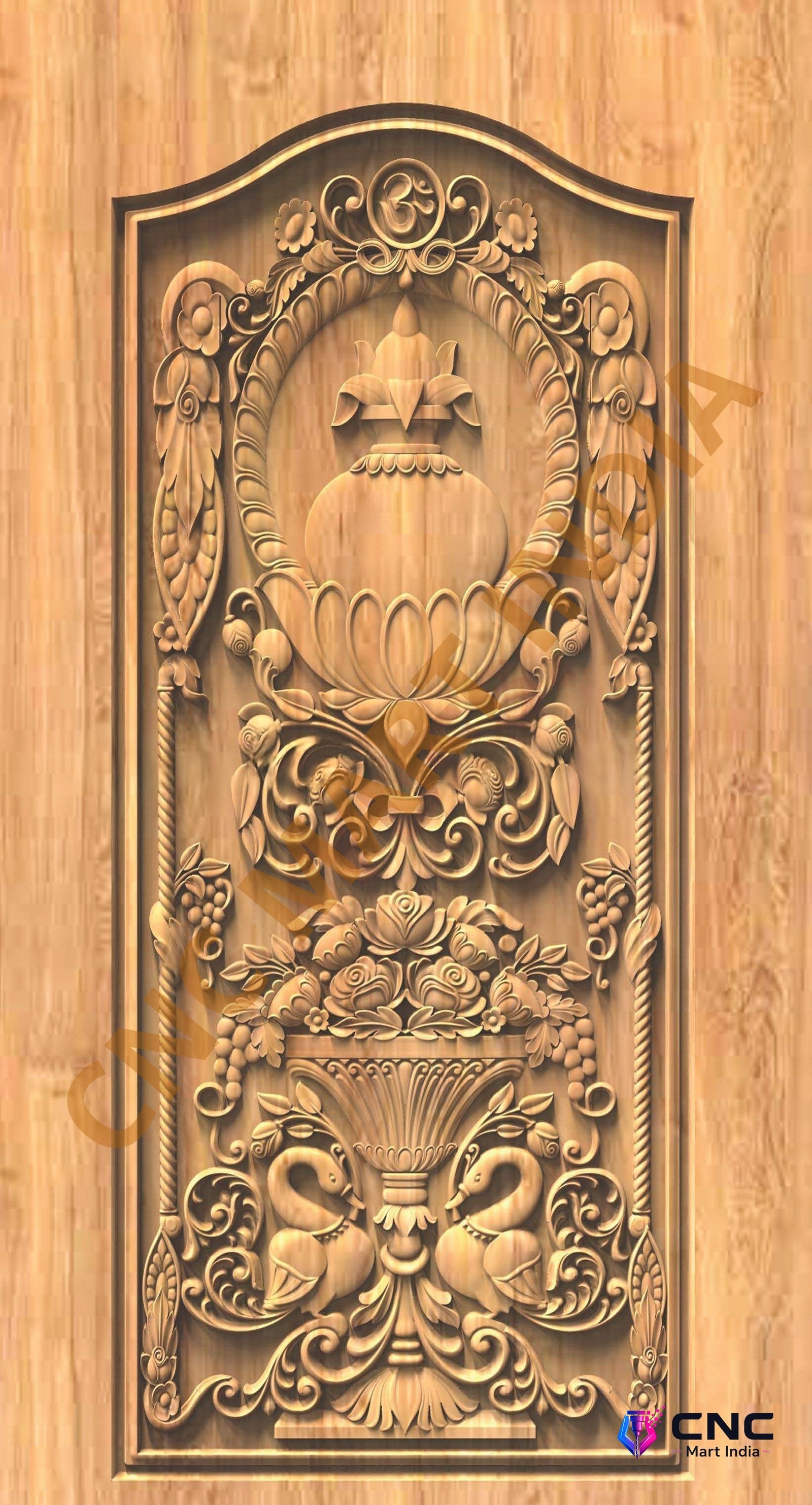 GSK EMBOSSING - EMD-93 Divine Carved Relief CNC Design